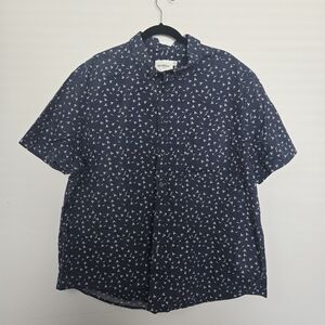 Goodfellow & Co Men's Dark Blue Geometric Shirt